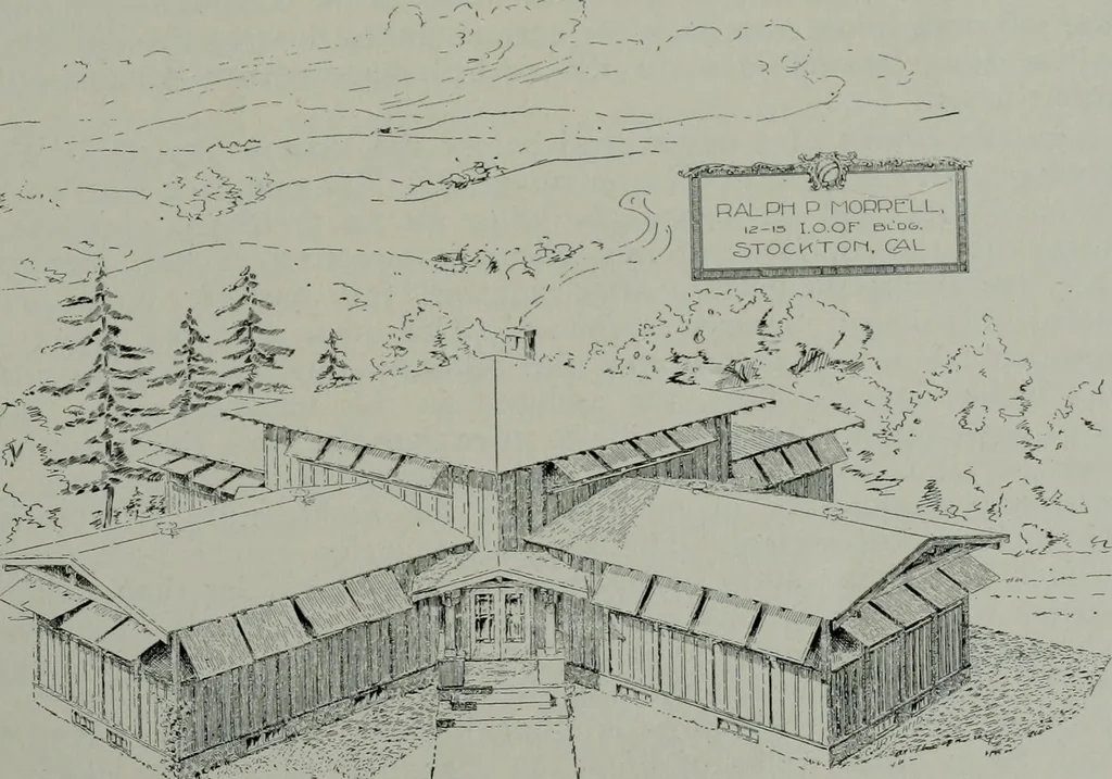An illustration from The Architect & engineer of California and the Pacific Coast, 1905, leaf 80