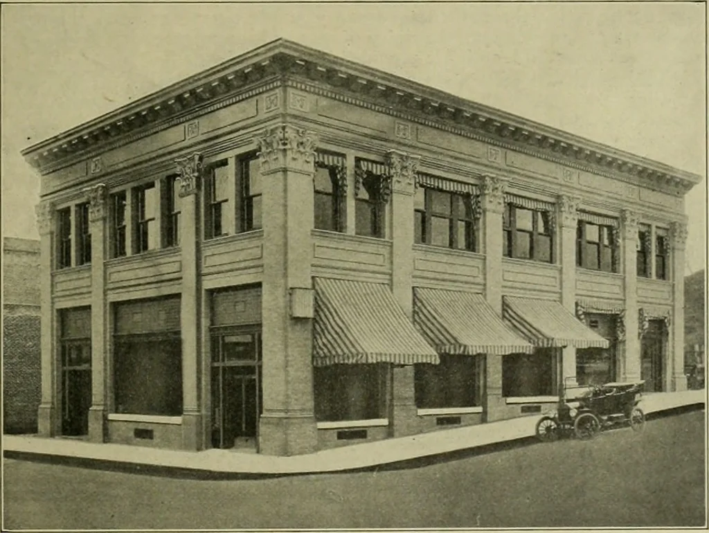 An illustration from The Architect & engineer of California and the Pacific Coast, 1905, leaf 102