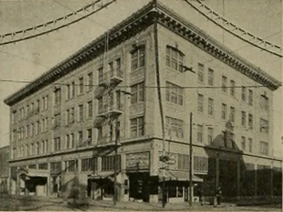 An illustration from The Architect & engineer of California and the Pacific Coast, 1905, leaf 181