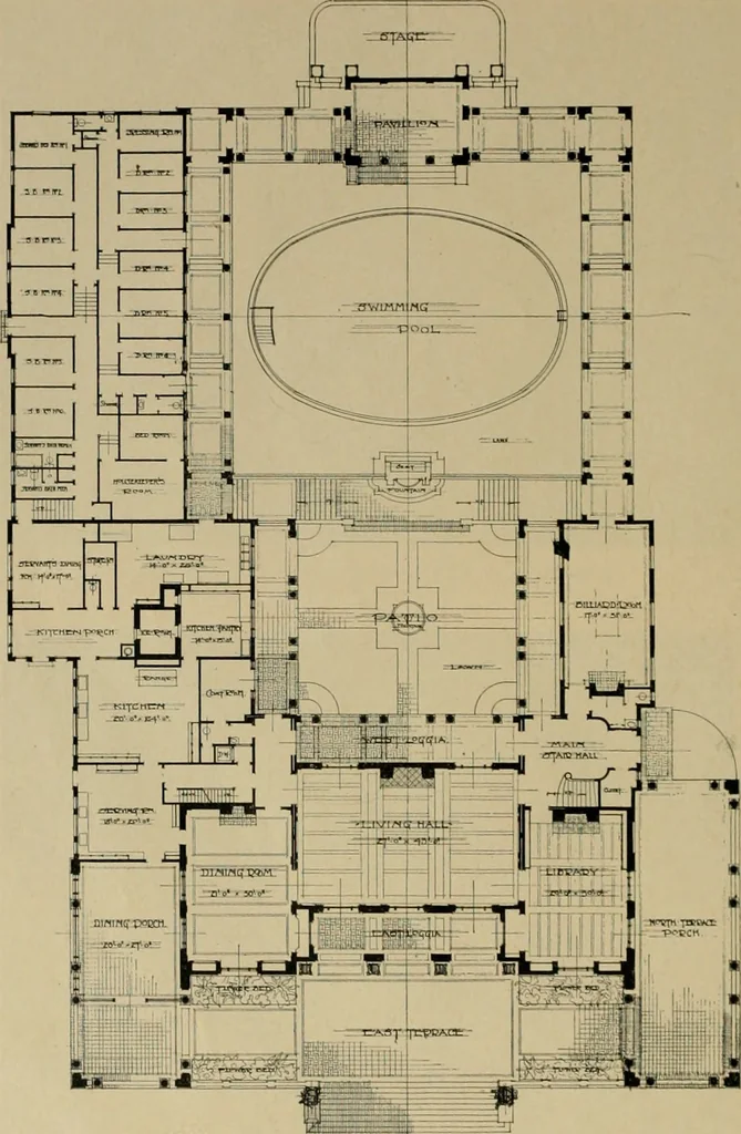 An illustration from The Architect & engineer of California and the Pacific Coast, 1905, leaf 231