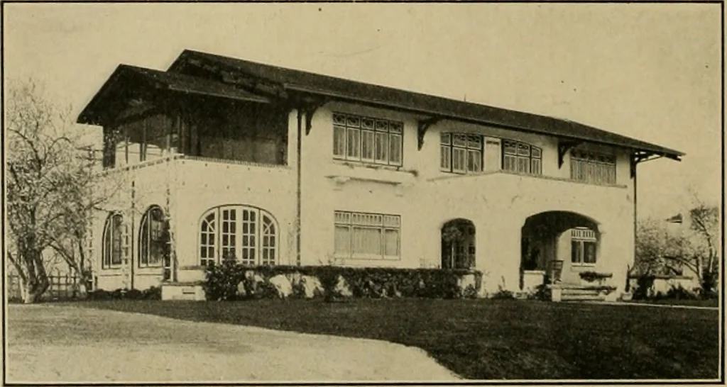 An illustration from The Architect & engineer of California and the Pacific Coast, 1905, leaf 243
