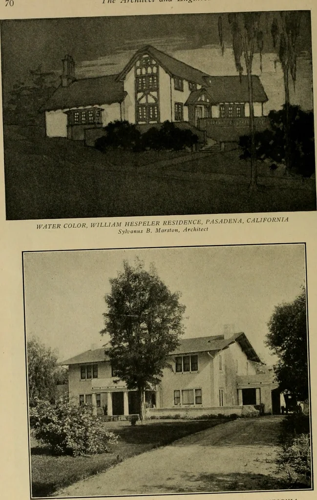 An illustration from The Architect & engineer of California and the Pacific Coast, 1905, leaf 247