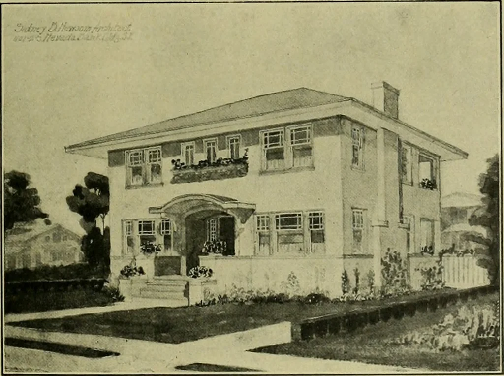An illustration from The Architect & engineer of California and the Pacific Coast, 1905, leaf 248