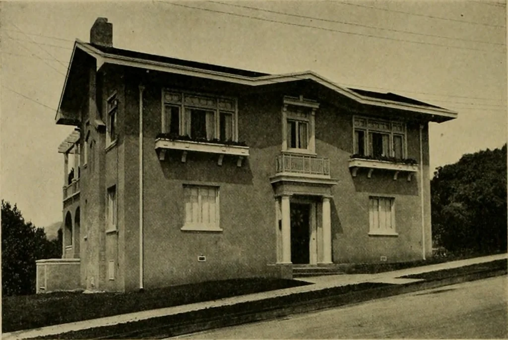 An illustration from The Architect & engineer of California and the Pacific Coast, 1905, leaf 251