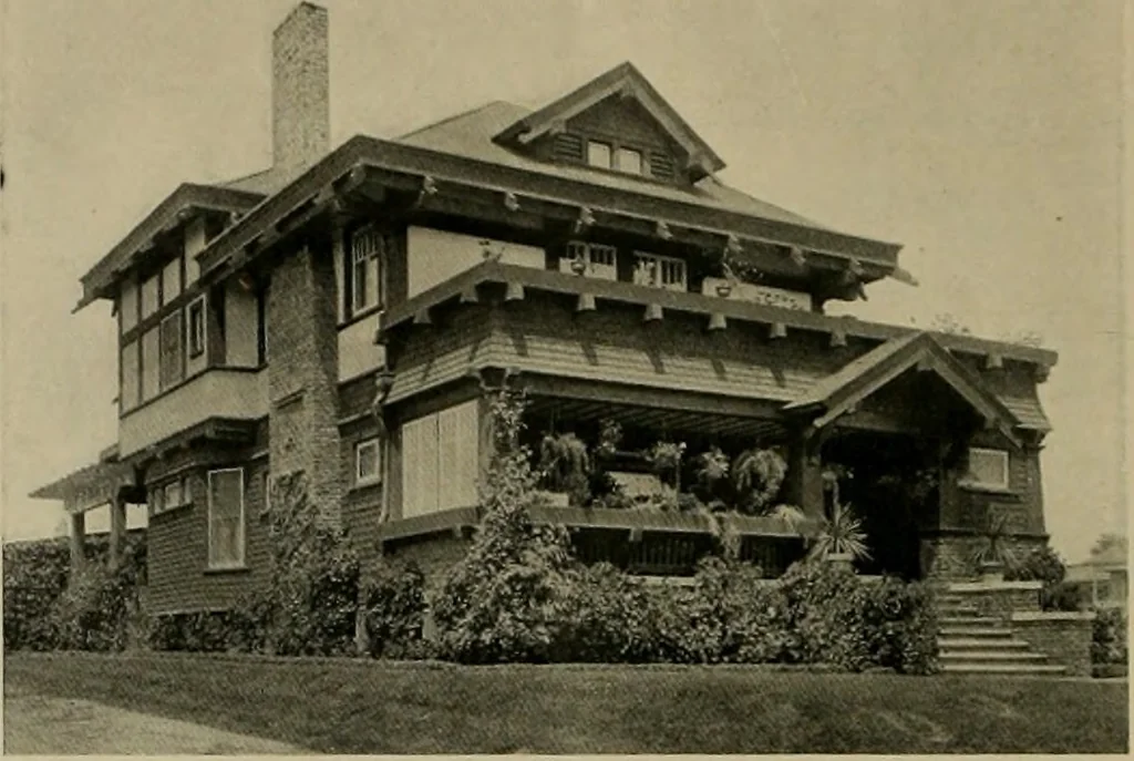 An illustration from The Architect & engineer of California and the Pacific Coast, 1905, leaf 255