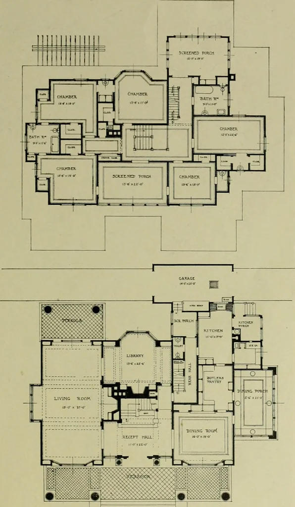 An illustration from The Architect & engineer of California and the Pacific Coast, 1905, leaf 256