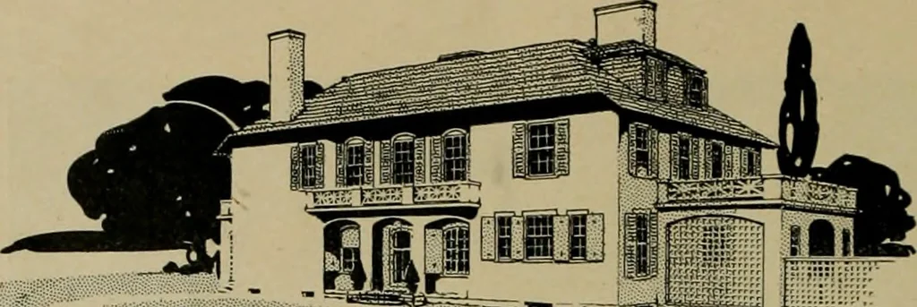 An illustration from The Architect & engineer of California and the Pacific Coast, 1905, leaf 261