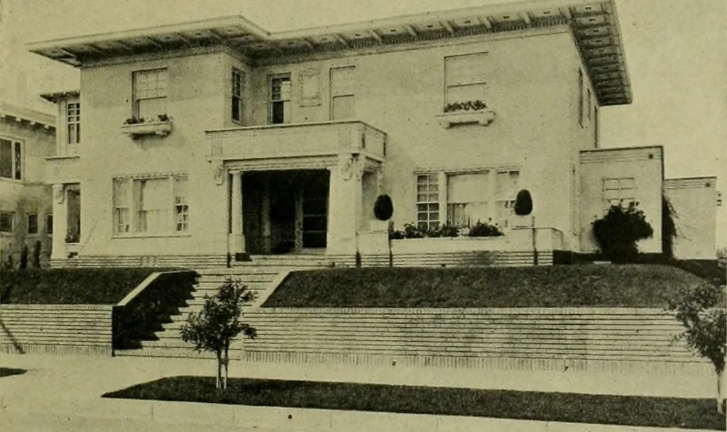 An illustration from The Architect & engineer of California and the Pacific Coast, 1905, leaf 262