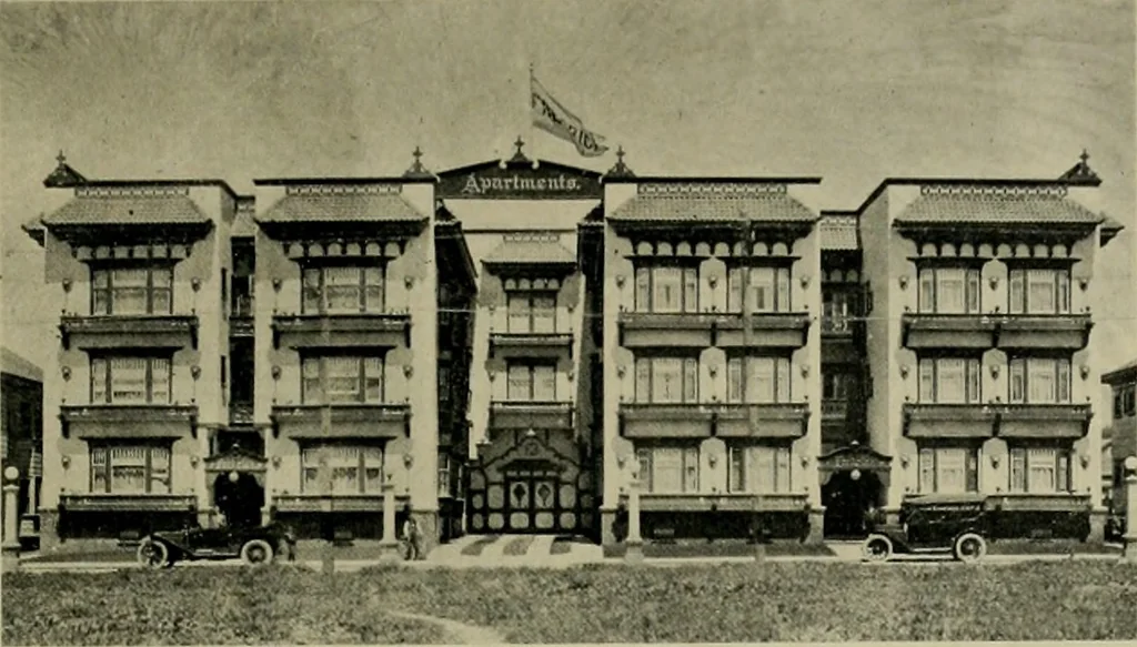 An illustration from The Architect & engineer of California and the Pacific Coast, 1905, leaf 34
