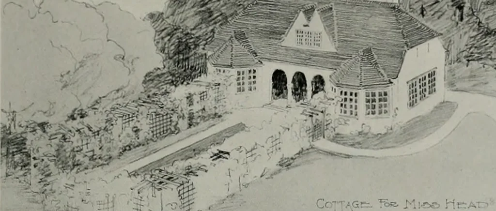 An illustration from The Architect & engineer of California and the Pacific Coast, 1905, leaf 400