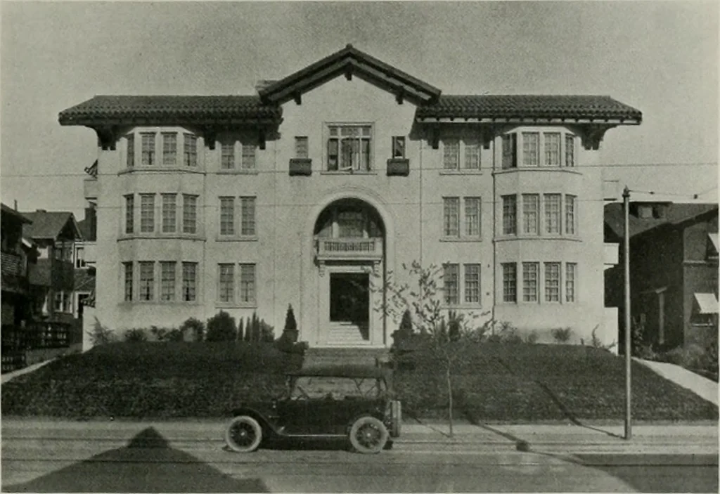 An illustration from The Architect & engineer of California and the Pacific Coast, 1905, leaf 408