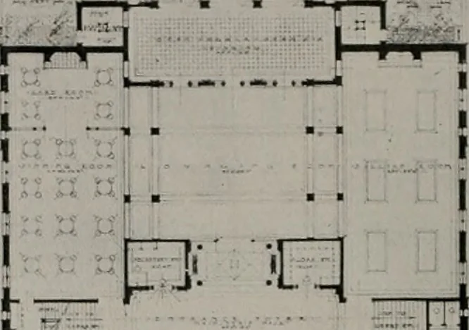An illustration from The Architect & engineer of California and the Pacific Coast, 1905, leaf 411