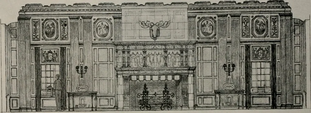 An illustration from The Architect & engineer of California and the Pacific Coast, 1905, leaf 415