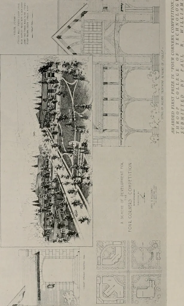An illustration from The Architect & engineer of California and the Pacific Coast, 1905, leaf 419