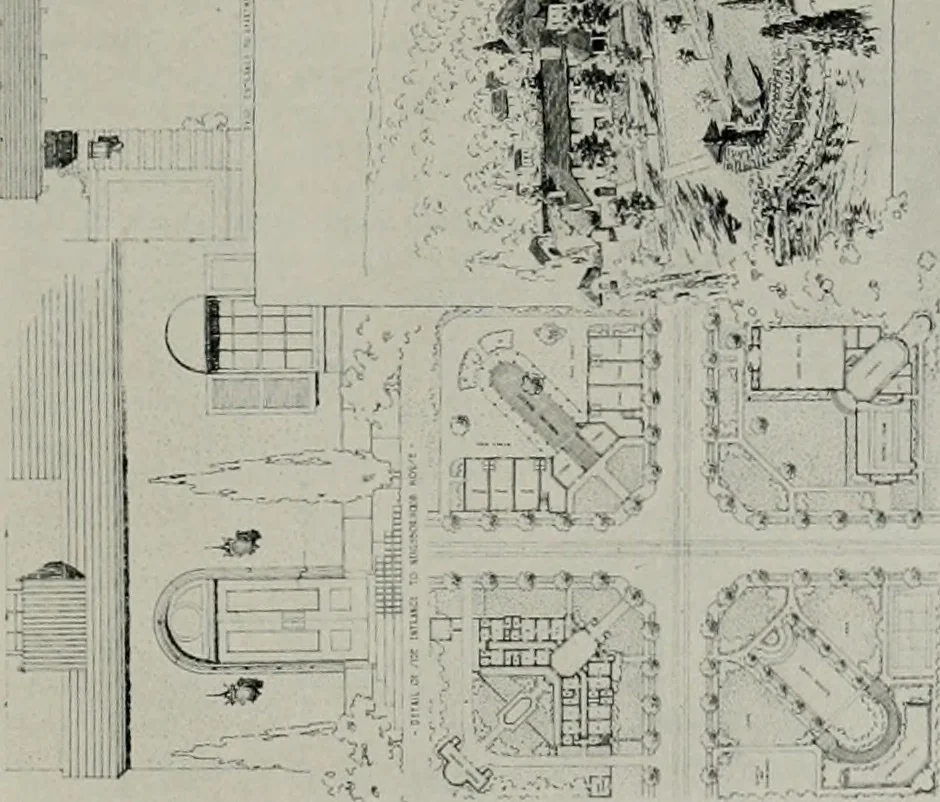An illustration from The Architect & engineer of California and the Pacific Coast, 1905, leaf 420