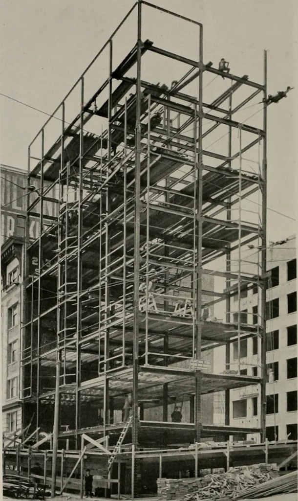 An illustration from The Architect & engineer of California and the Pacific Coast, 1905, leaf 455