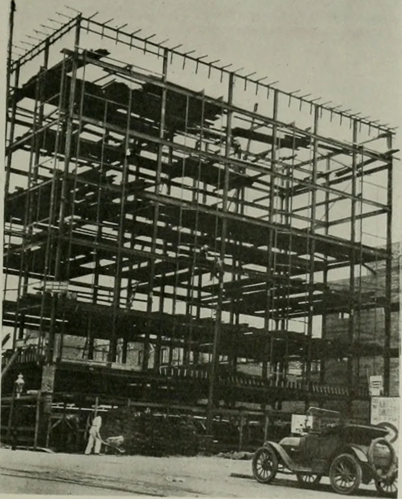An illustration from The Architect & engineer of California and the Pacific Coast, 1905, leaf 456