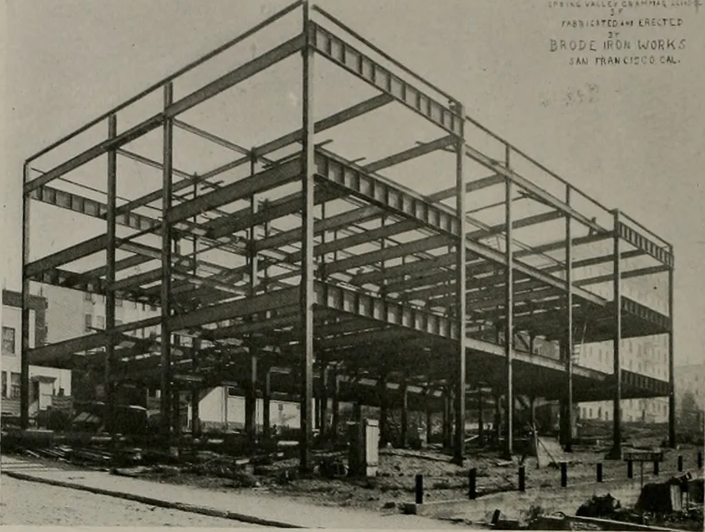 An illustration from The Architect & engineer of California and the Pacific Coast, 1905, leaf 457