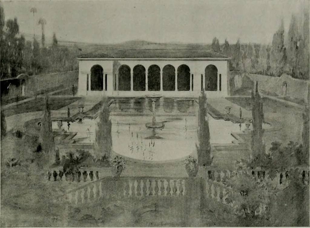 An illustration from The Architect & engineer of California and the Pacific Coast, 1905, leaf 458