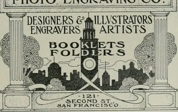 An illustration from The Architect & engineer of California and the Pacific Coast, 1905, leaf 510