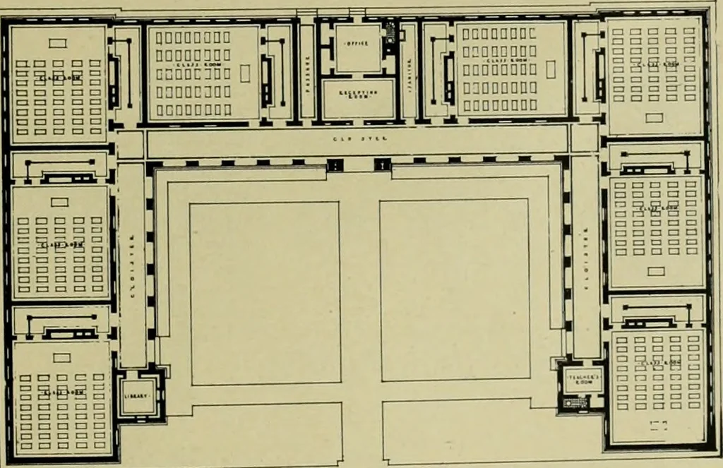 An illustration from The Architect & engineer of California and the Pacific Coast, 1905, leaf 58