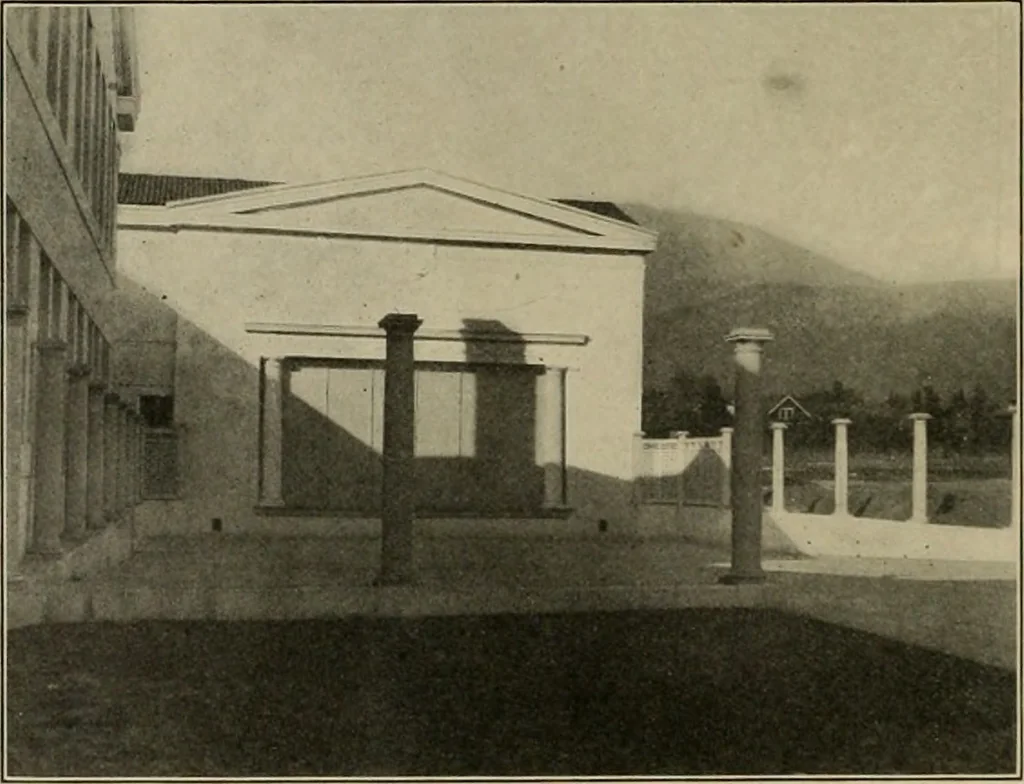 An illustration from The Architect & engineer of California and the Pacific Coast, 1905, leaf 67