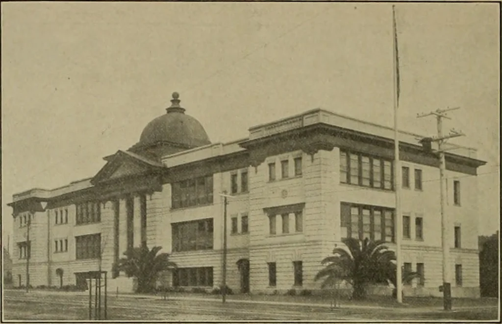 An illustration from The Architect & engineer of California and the Pacific Coast, 1905, leaf 83