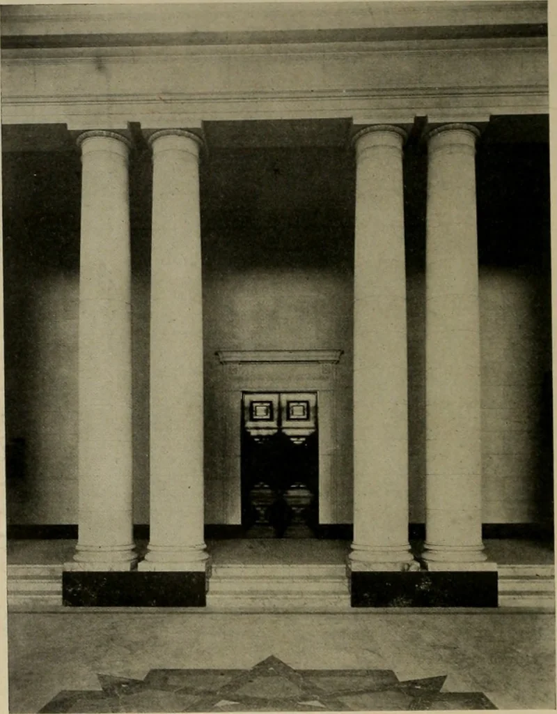 An illustration from The Architect & engineer of California and the Pacific Coast, 1905, leaf 91