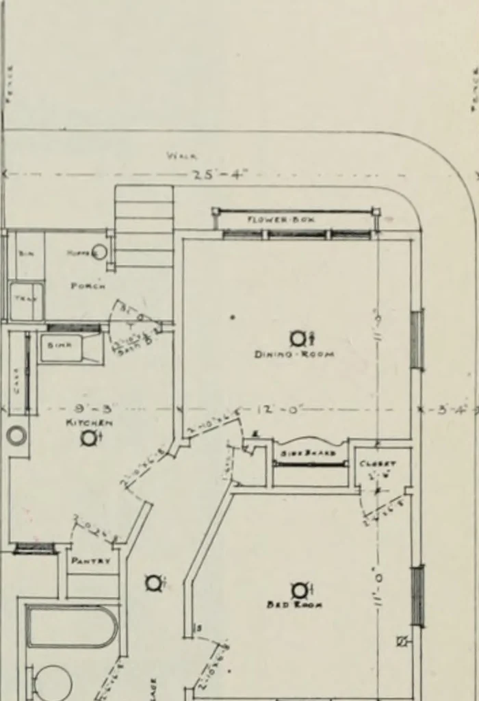 An illustration from The Architect & engineer of California and the Pacific Coast, 1905, leaf 100