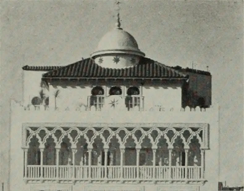 An illustration from The Architect & engineer of California and the Pacific Coast, 1905, leaf 101