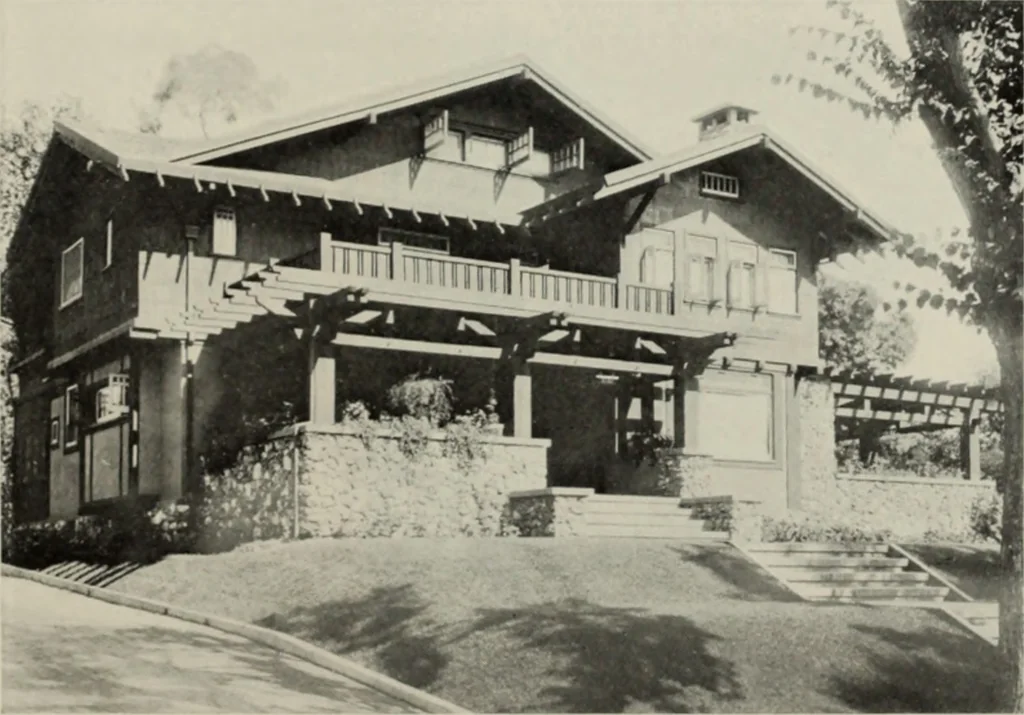 An illustration from The Architect & engineer of California and the Pacific Coast, 1905, leaf 110