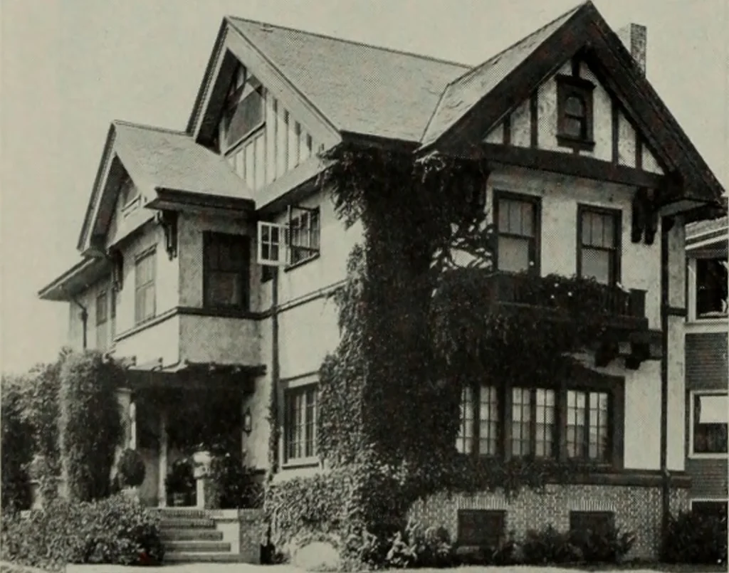 An illustration from The Architect & engineer of California and the Pacific Coast, 1905, leaf 111