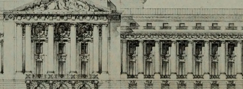 An illustration from The Architect & engineer of California and the Pacific Coast, 1905, leaf 145