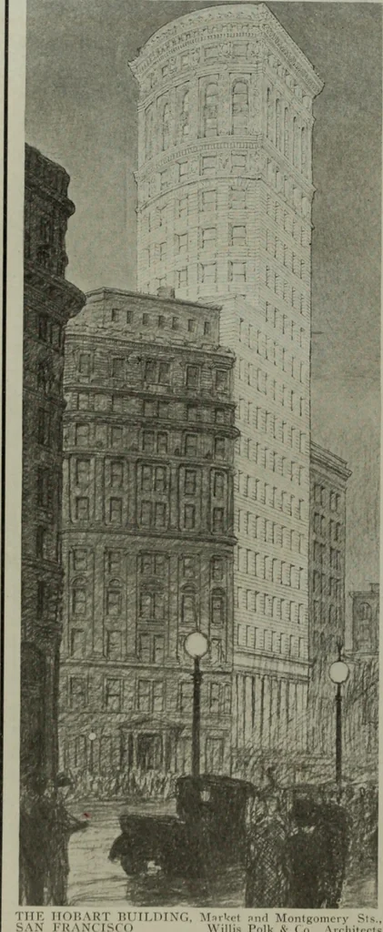 An illustration from The Architect & engineer of California and the Pacific Coast, 1905, leaf 177