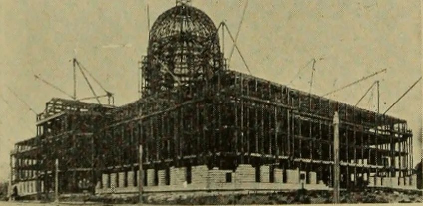 An illustration from The Architect & engineer of California and the Pacific Coast, 1905, leaf 203