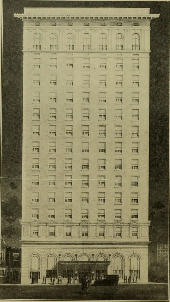 An illustration from The Architect & engineer of California and the Pacific Coast, 1905, leaf 211