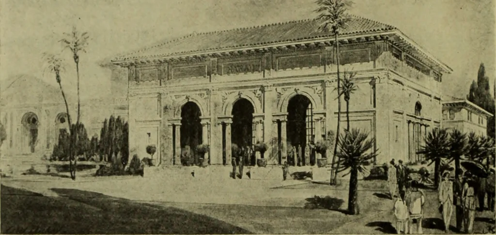 An illustration from The Architect & engineer of California and the Pacific Coast, 1905, leaf 227