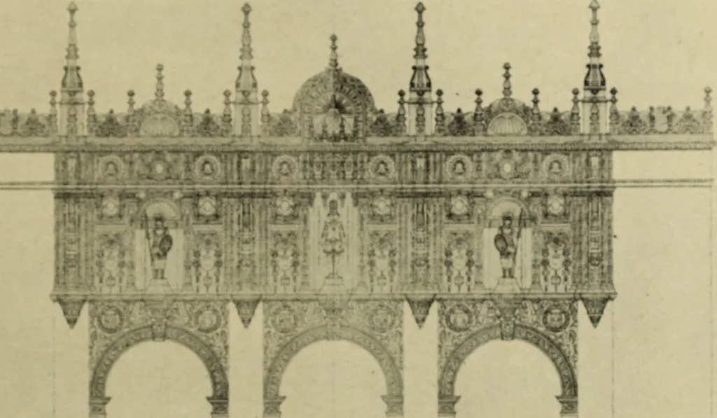 An illustration from The Architect & engineer of California and the Pacific Coast, 1905, leaf 250