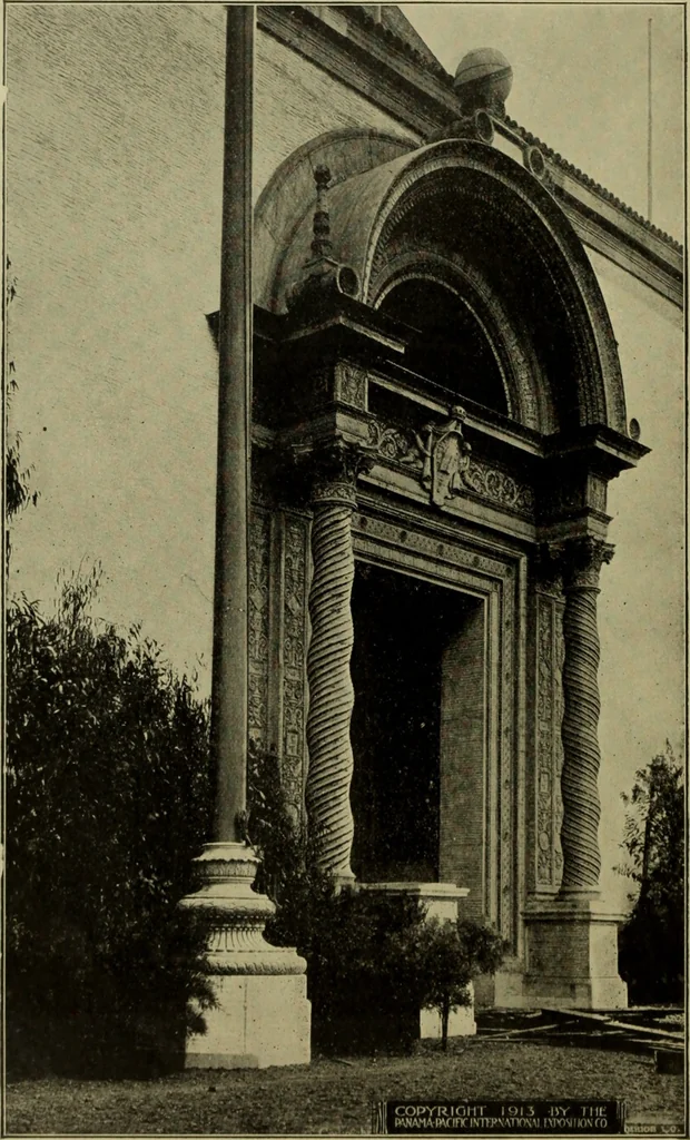 An illustration from The Architect & engineer of California and the Pacific Coast, 1905, leaf 253