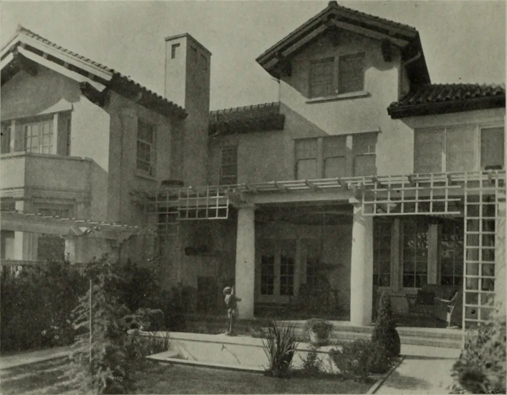 An illustration from The Architect & engineer of California and the Pacific Coast, 1905, leaf 27
