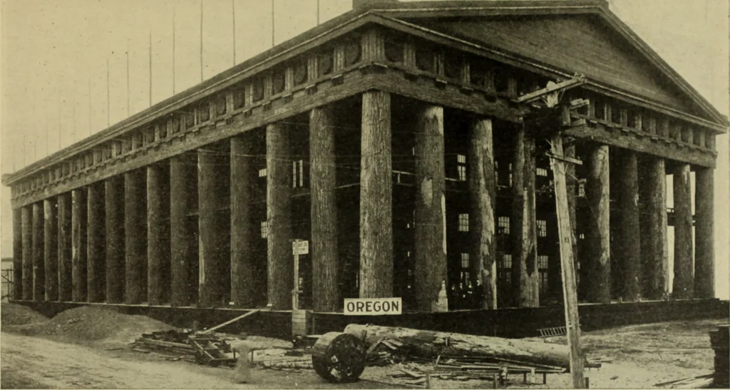 An illustration from The Architect & engineer of California and the Pacific Coast, 1905, leaf 274