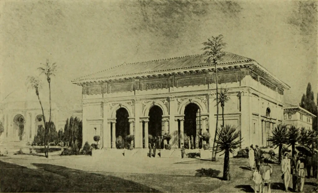 An illustration from The Architect & engineer of California and the Pacific Coast, 1905, leaf 275