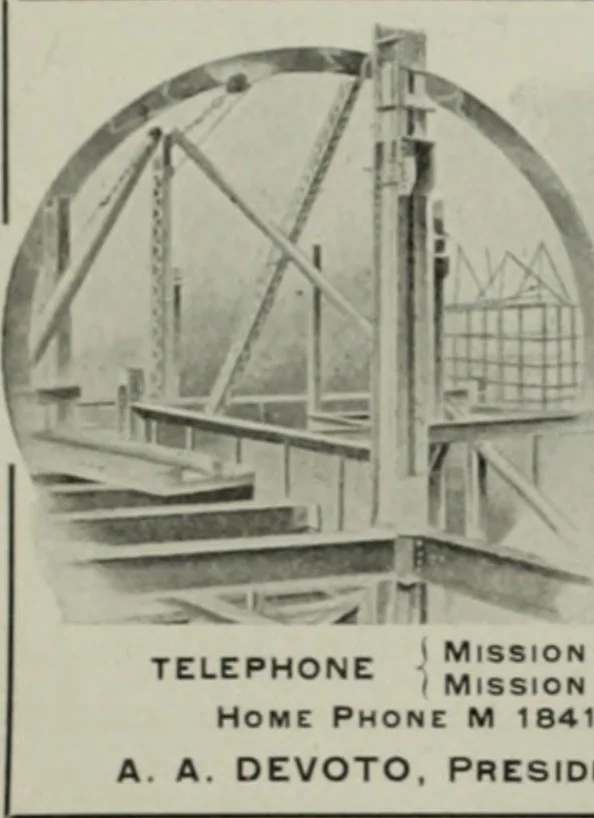 An illustration from The Architect & engineer of California and the Pacific Coast, 1905, leaf 48