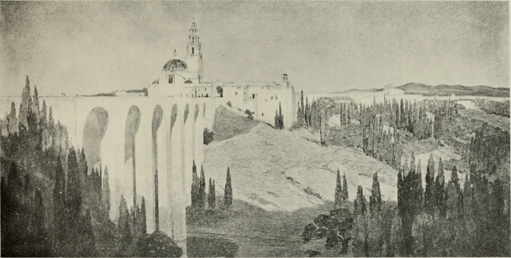 An illustration from The Architect & engineer of California and the Pacific Coast, 1905, leaf 62