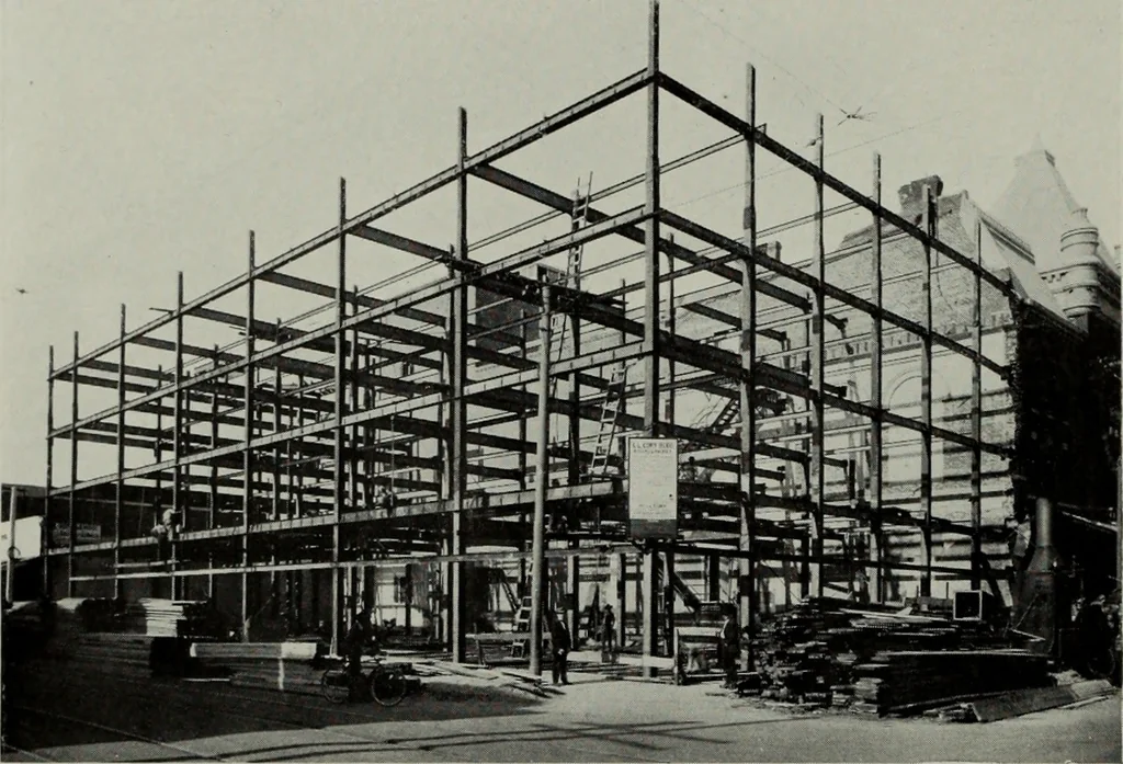 An illustration from The Architect & engineer of California and the Pacific Coast, 1905, leaf 83