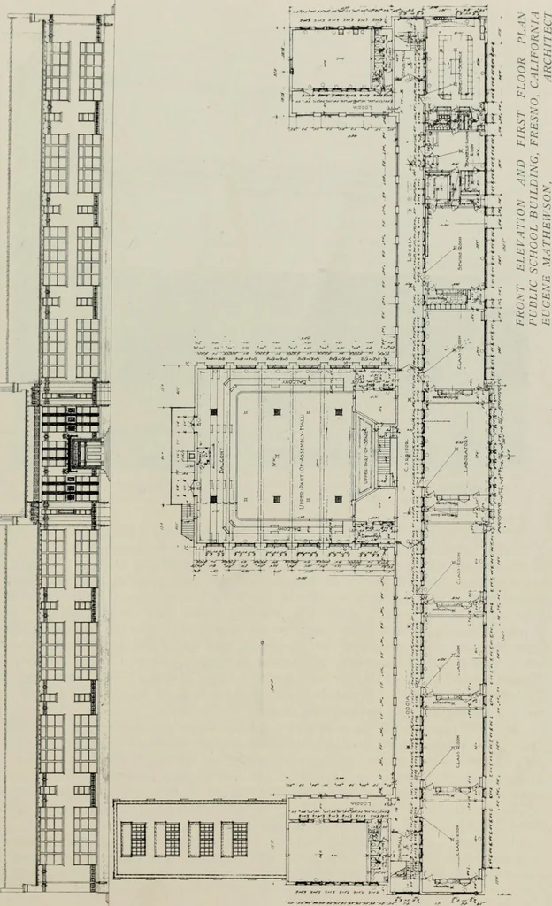 An illustration from The Architect & engineer of California and the Pacific Coast, 1905, leaf 84
