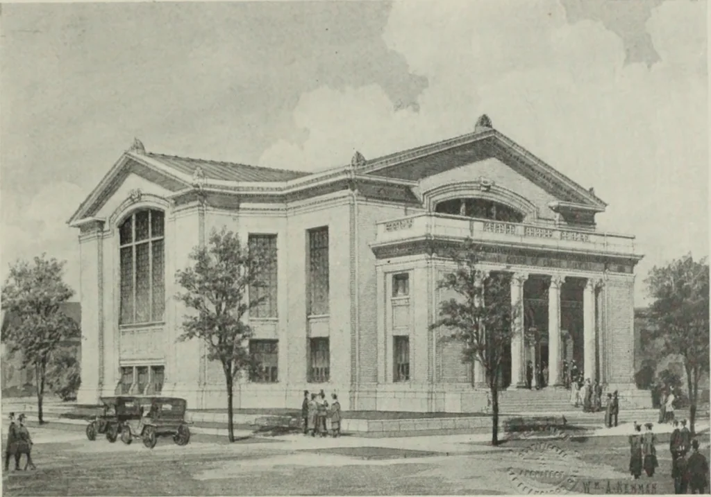 An illustration from The Architect & engineer of California and the Pacific Coast, 1905, leaf 88
