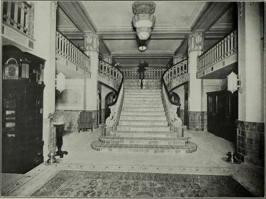 An illustration from The Architect & engineer of California and the Pacific Coast, 1905, leaf 91