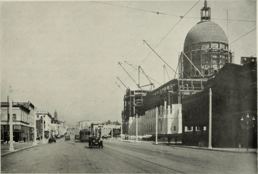 An illustration from The Architect & engineer of California and the Pacific Coast, 1905, leaf 96