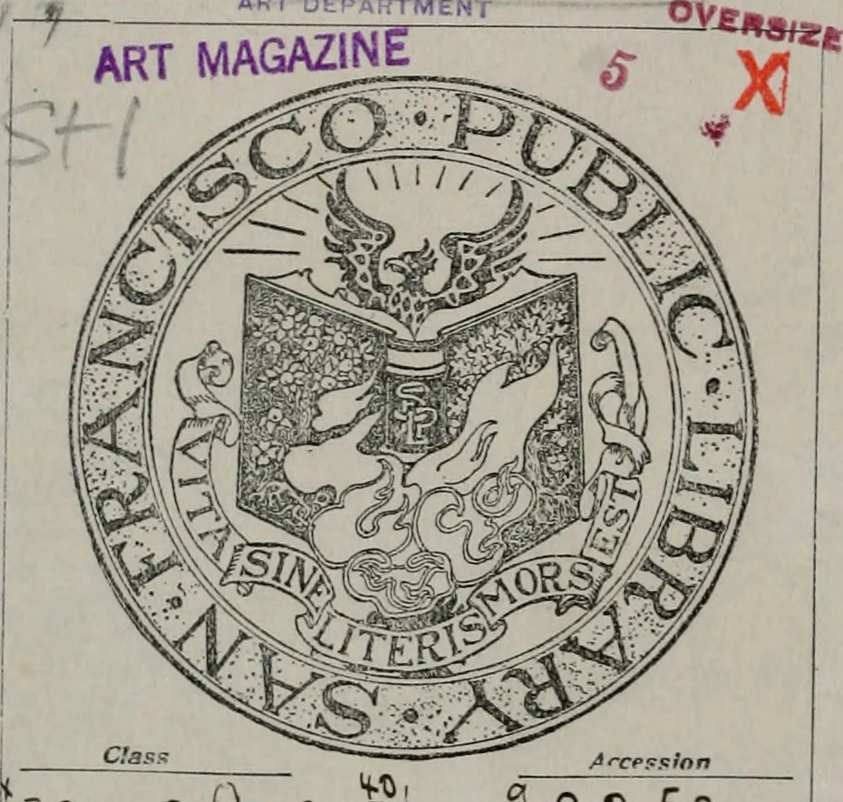 An illustration from The Architect & engineer of California and the Pacific Coast, 1905, leaf 1